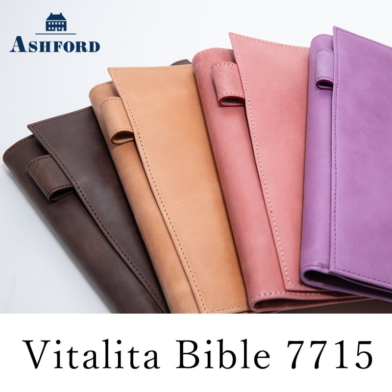 ASHFORD システム手帳 ビタリータ バイブル+B6 11mm ライフ