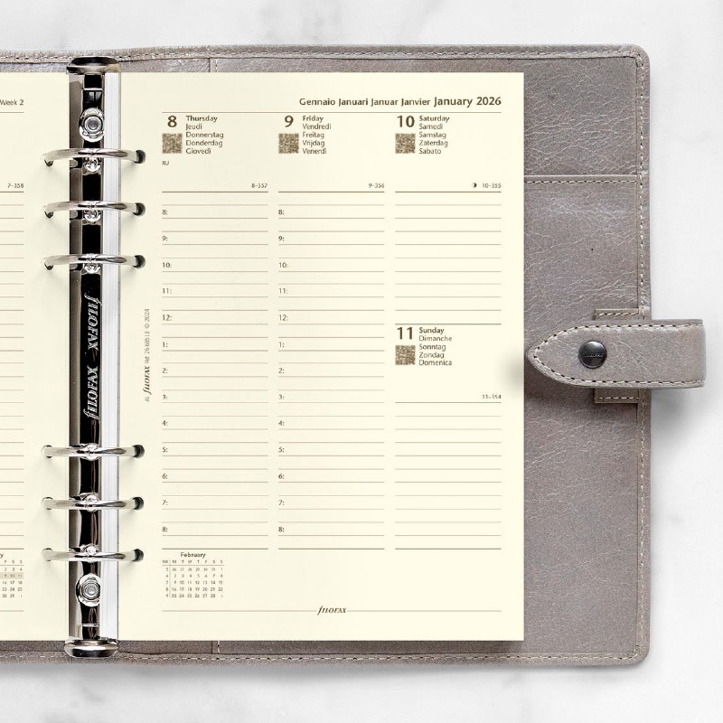 FILOFAX 2026ǯ �����ƥ��Ģ��ե��� A5 ������1���֡ʥ��åȥ󥯥꡼��� 26-68513�ե������ե��å���