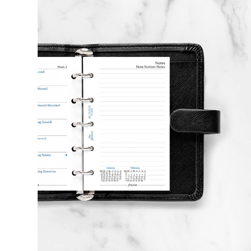 FILOFAX 2026ǯ �����ƥ��Ģ��ե��� M5 ������1����&���̥�� 26-68109 �ե������ե��å���