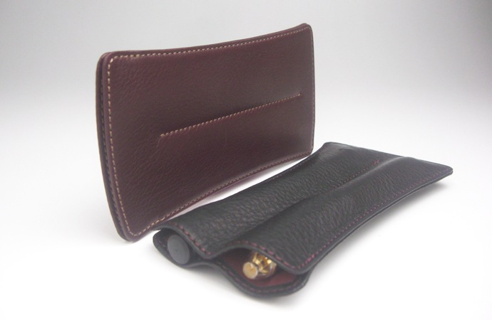 NAGASAWA PenStyle 2本差しL キップレザー ペンケース （ナガサワ