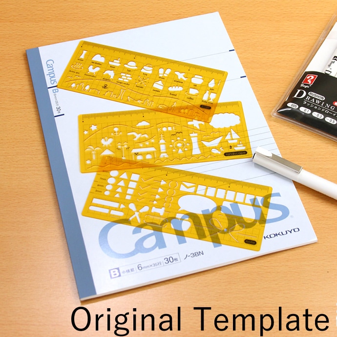 送料お得なネコポス対象】NAGASAWA オリジナル テンプレート