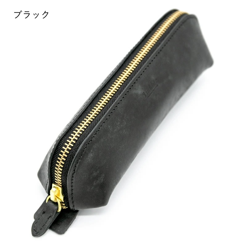 ������� �ޥ�쥶�� �������ڥ󥱡��� LDKM-APN MAYA Leather zip pencase