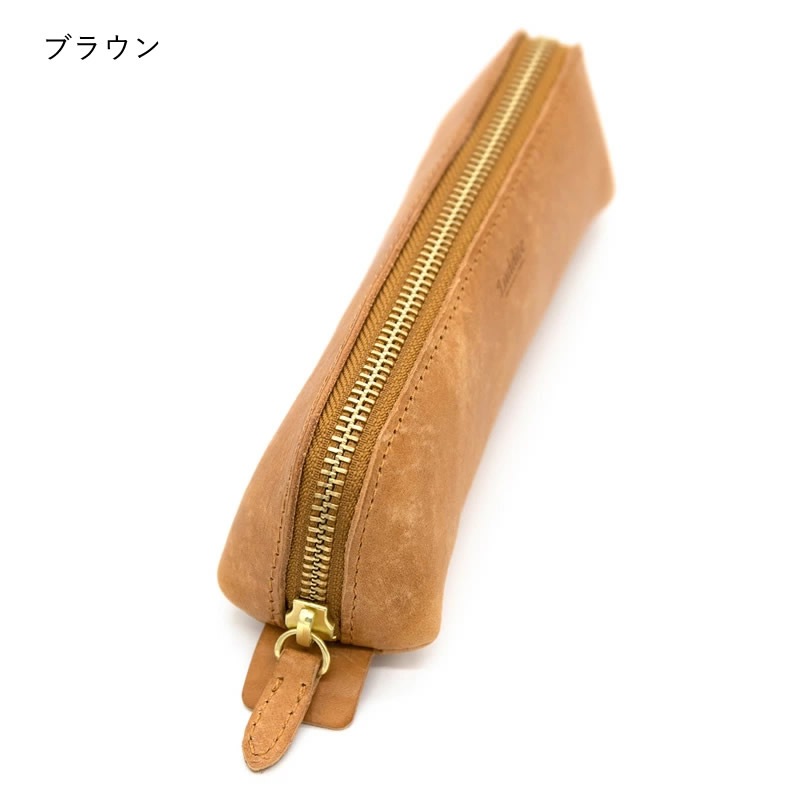 ������� �ޥ�쥶�� �������ڥ󥱡��� LDKM-APN MAYA Leather zip pencase