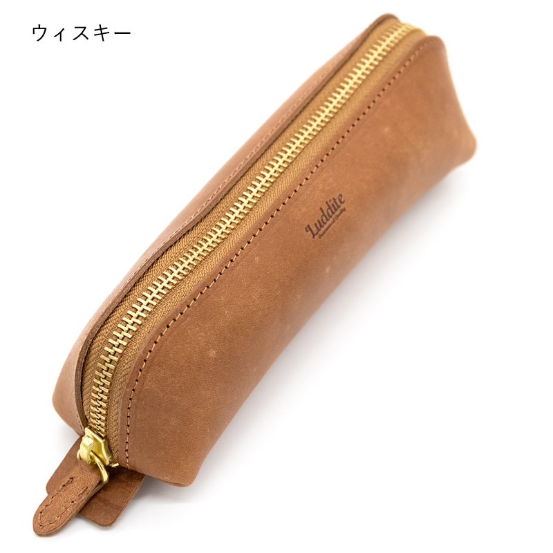 ������� �ޥ�쥶�� �������ڥ󥱡��� LDKM-APN MAYA Leather zip pencase
