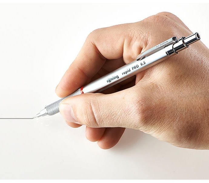 Rotring/���åȥ�� rapid PRO �ᥫ�˥���ڥ󥷥� 0.5mm/0.7mm �֥�å�/����С� �����ѥ��㡼��/��ԥå� �ץ�/���� ���㡼�ڥ�