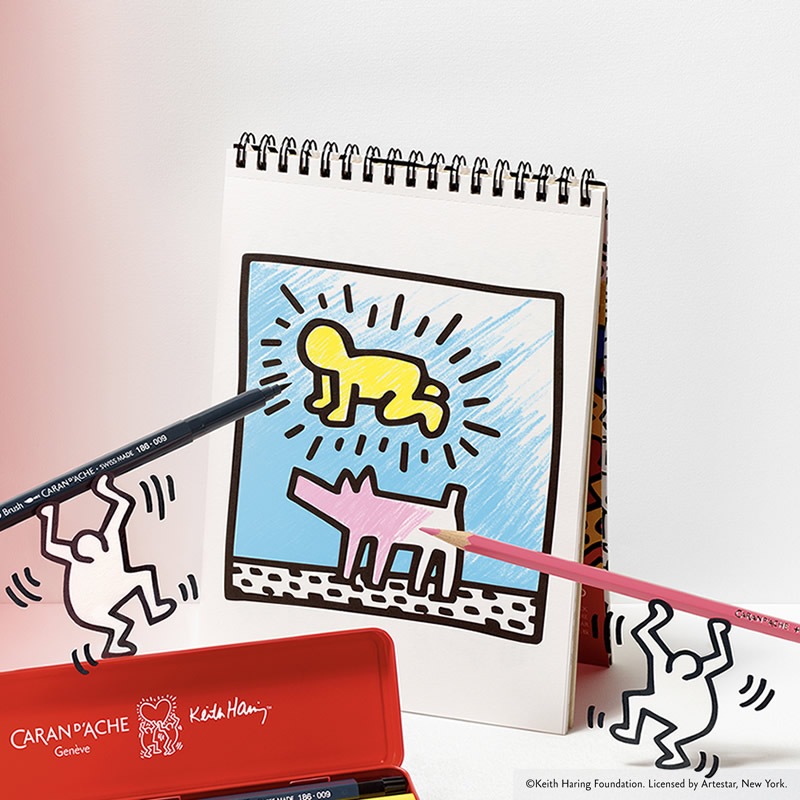 �������å���ܥ��������إ�� ���顼��󥰥ѥå� Keith Haring