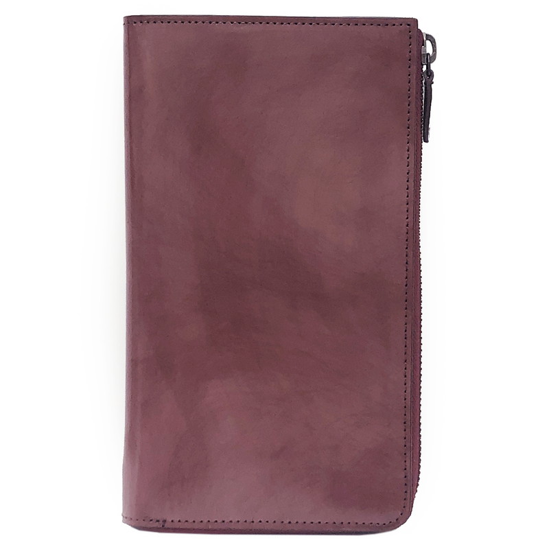 ASHFORD システム手帳 L字ジッパー バイブルサイズ 11mmリング