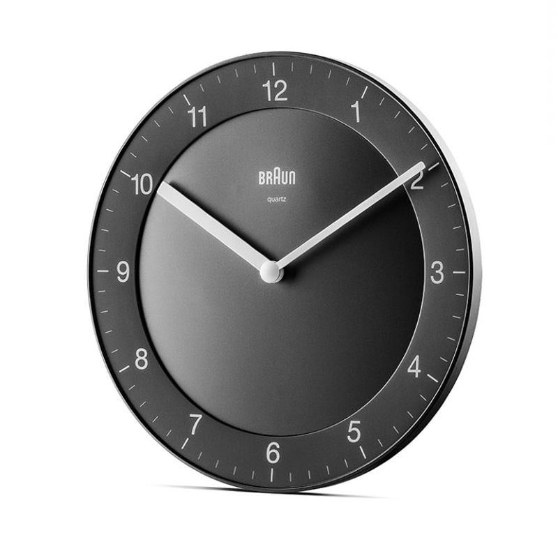 �֥饦�� ���ʥ��� �ɳݤ�����/�������륯���å� �֥�å� BC06B BRAUN Analog Wall Clock