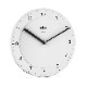 �֥饦�� ���ʥ��� �ɳݤ�����/�������륯���å� �ۥ磻�� BC06W BRAUN Analog Wall Clock