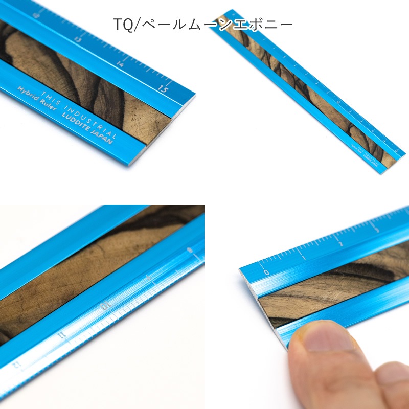 ������� THIS INDUSTRIAL Fine Wood Hybrid Ruler ���� �ϥ��֥�å��구 ����ߡ�����