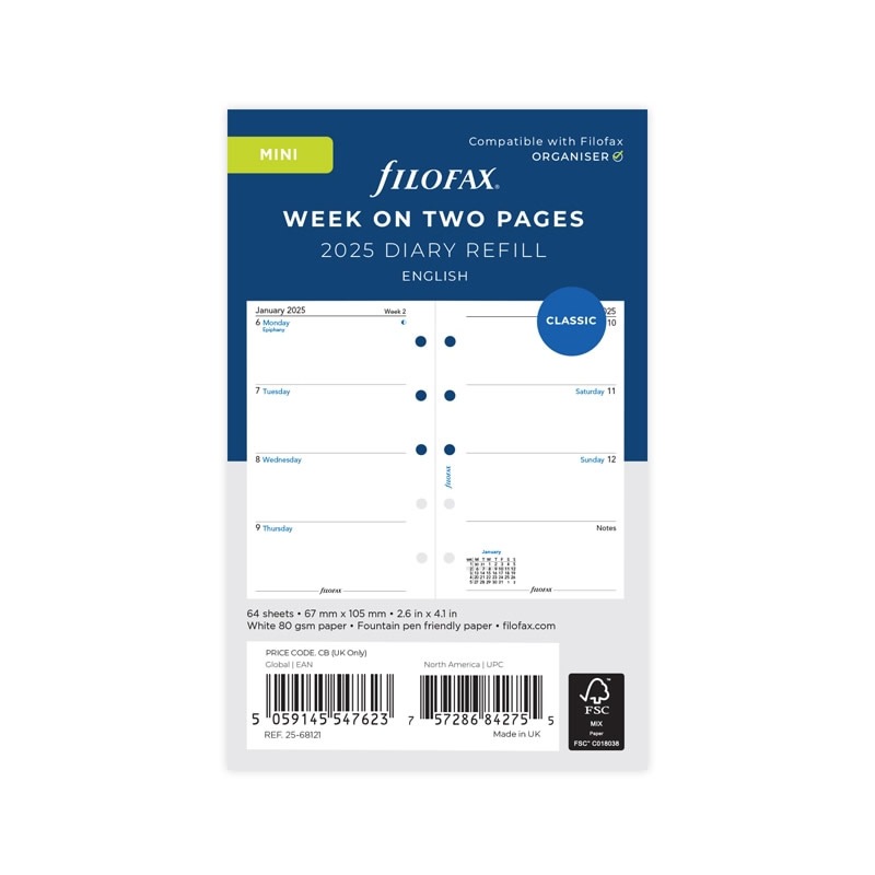 FILOFAX 2025ǯ ƥĢե M5 1 - 25-68121 եեå