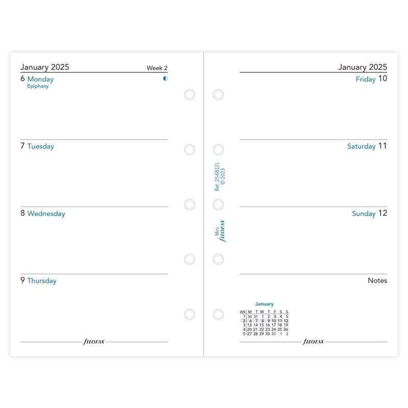 FILOFAX 2025ǯ ƥĢե M5 1 - 25-68121 եեå