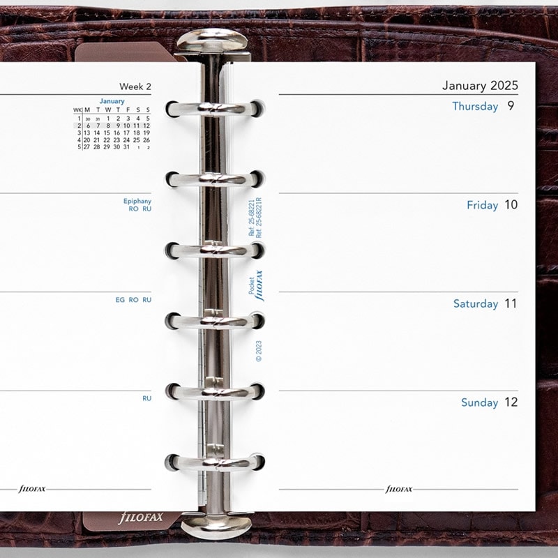 FILOFAX 2025ǯ �����ƥ��Ģ��ե��� �ߥ�6�� ������1���� ��-�� 25-68221 �ե������ե��å���