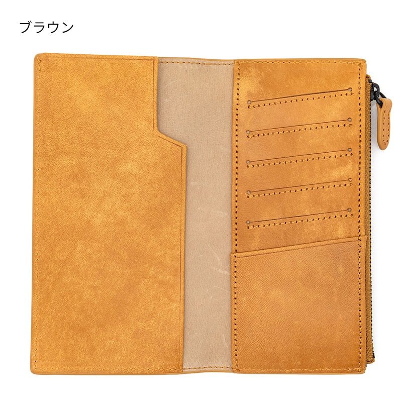 ������� MAYA(�ޥ�)�쥶��������å� LW17 Wallet Type1 ����ޤ�Ĺ���� �֥�å�/�֥饦��/�ƥ�����/����������