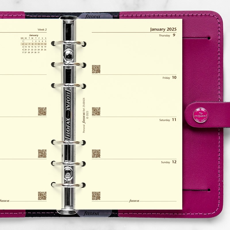 FILOFAX 2025ǯ ƥĢե Х֥ 1 -ʥåȥ󥯥꡼ 25-68424 եեå
