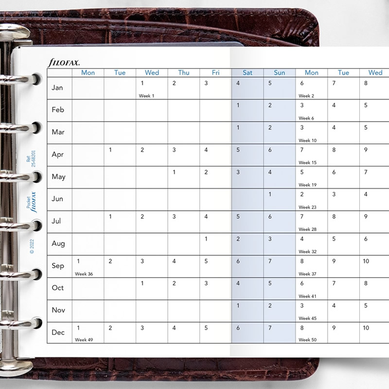 FILOFAX 2025ǯ �����ƥ��Ģ��ե��� �ߥ�6�� �ۥ꥾�󥿥륤�䡼�ץ��ʡ� 25-68201 �ե������ե��å���