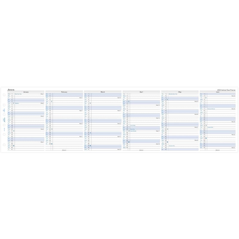 FILOFAX 2025ǯ �����ƥ��Ģ��ե��� �ߥ�6�� �С������륤�䡼�ץ��ʡ� 25-68202 �ե������ե��å���