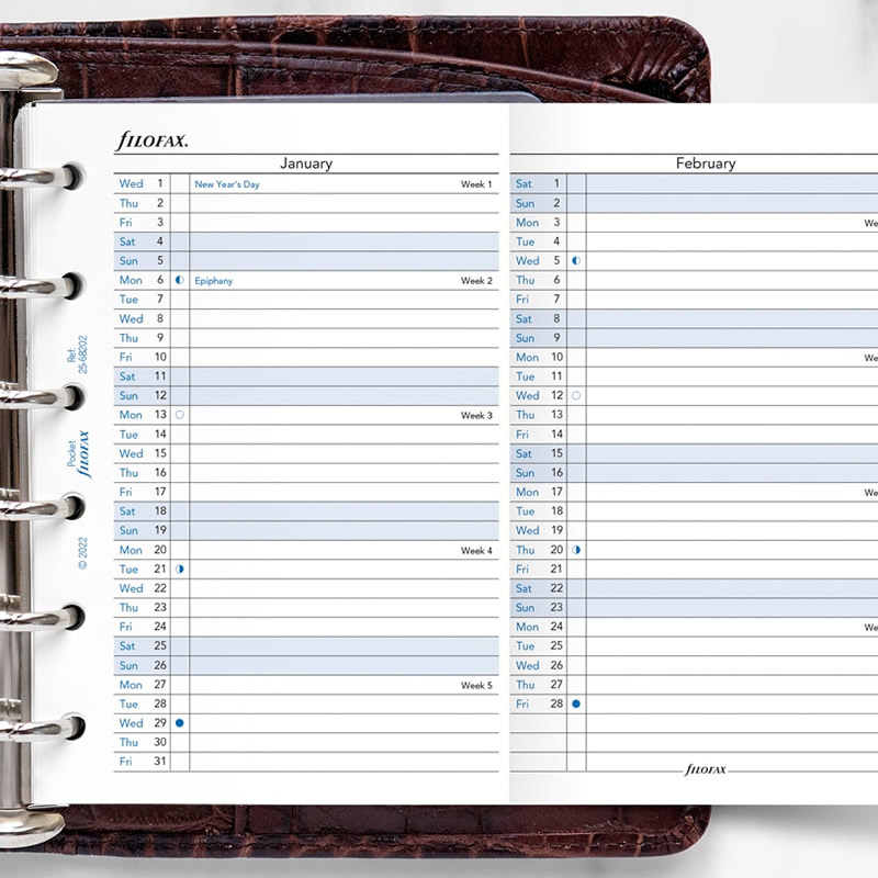 FILOFAX 2025ǯ �����ƥ��Ģ��ե��� �ߥ�6�� �С������륤�䡼�ץ��ʡ� 25-68202 �ե������ե��å���