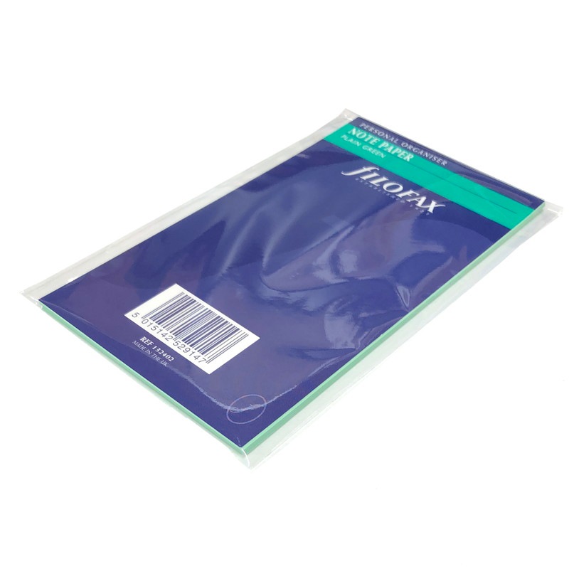 FILOFAX システム手帳 リフィル バイブルサイズ 無地 グリーン 132402