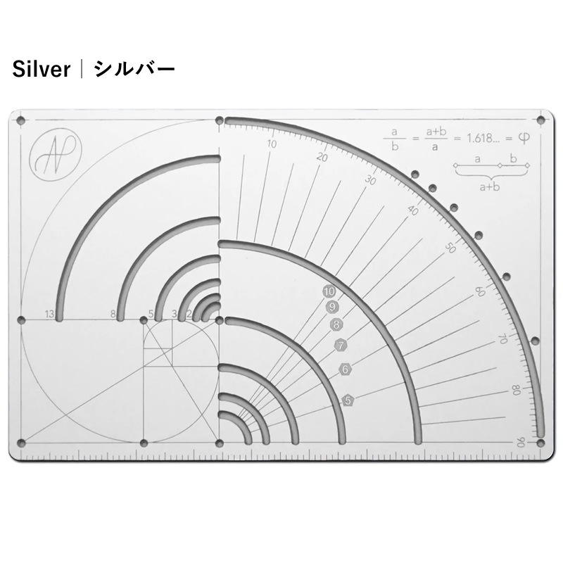 stilform Phi Ruler/ƥե ʸ ե롼顼 С/ 구ѥʬٴ