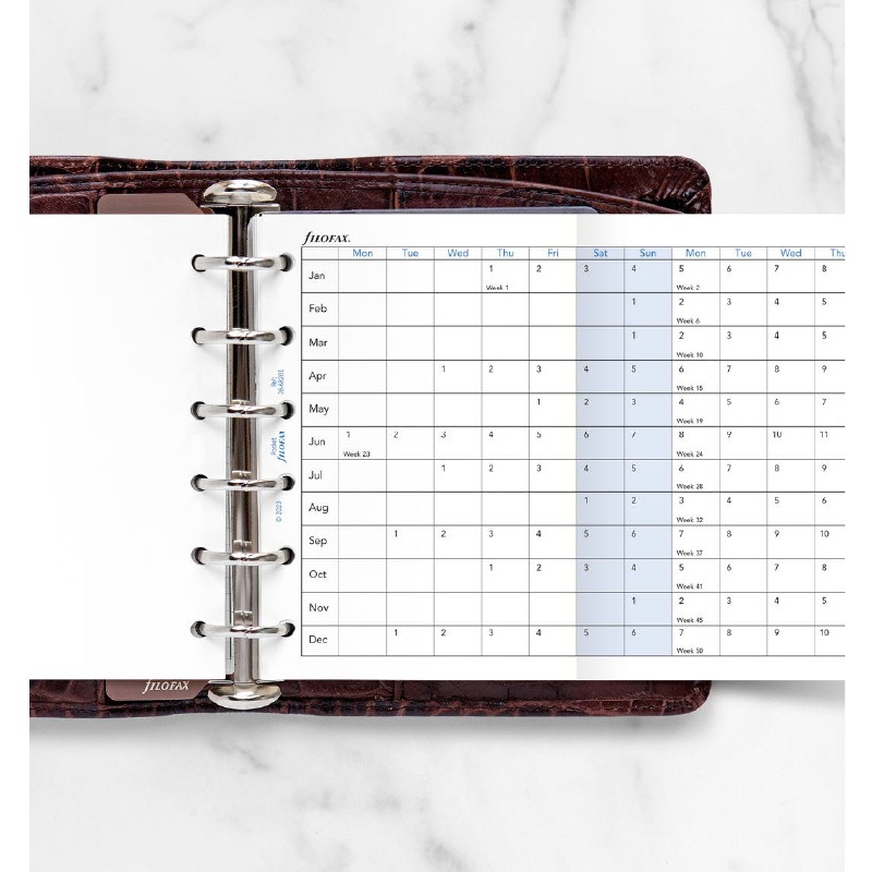 FILOFAX 2026ǯ �����ƥ��Ģ��ե��� �ߥ�6�� �ۥ꥾�󥿥륤�䡼�ץ��ʡ� 26-68201 �ե������ե��å���