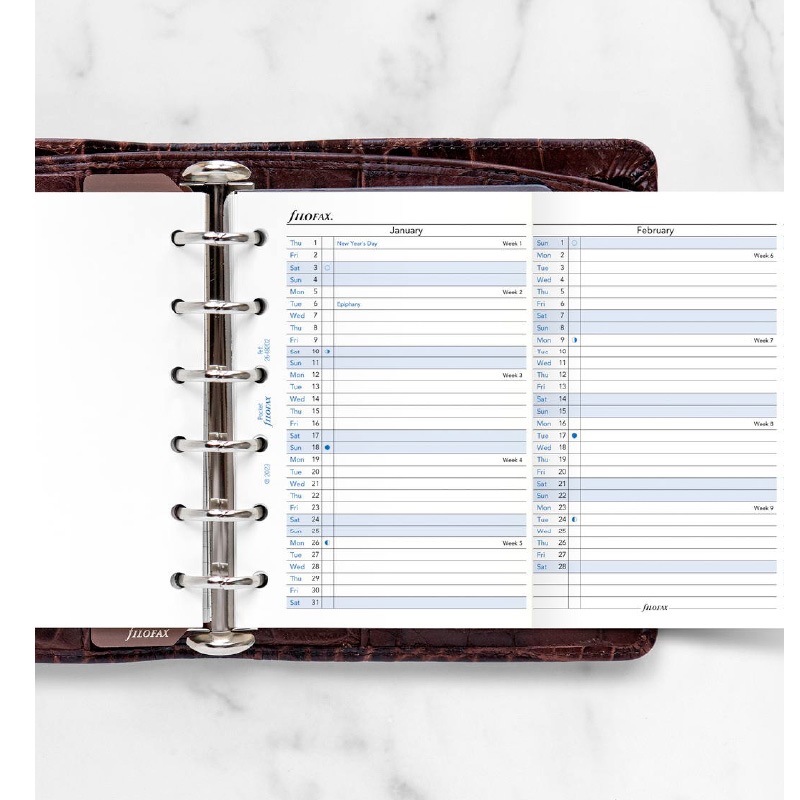 FILOFAX 2026ǯ ƥĢե ߥ6 С륤䡼ץʡ 26-68202 եեå