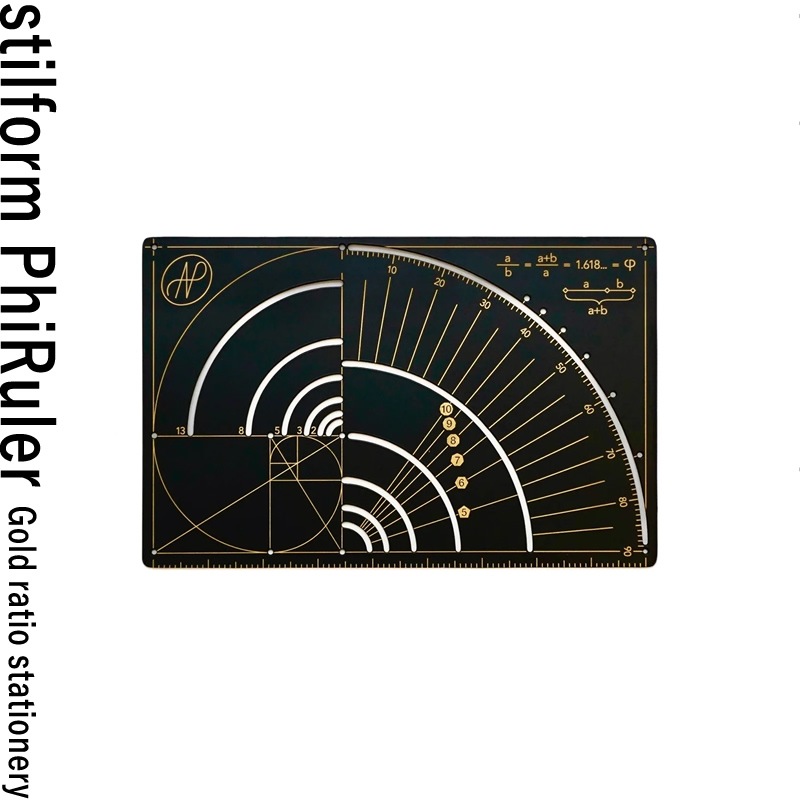 stilform Phi Ruler/���ƥ���ե����� ������ʸ�� �ե����롼�顼 �֥�å�������� �구������ѥ���ʬ�ٴ�