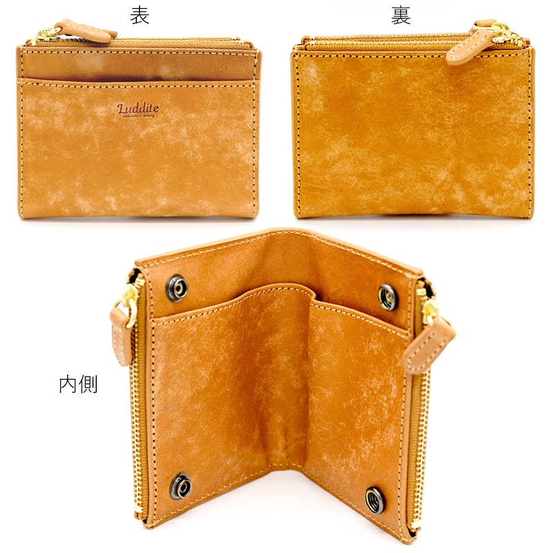������� �ޥ�쥶�� �٥�ǥ�������å� �֥�å�/�֥饦�� LDKM-BNWL MAYA Leather Bendy wallet ����ѥ��Ⱥ���
