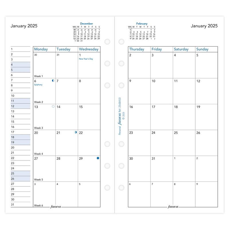 FILOFAX 2025ǯ ƥĢե Х֥ 1 25-68410 եեå