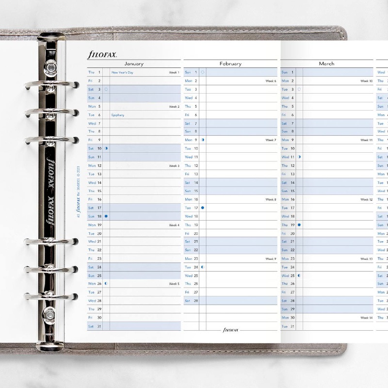 FILOFAX 2026ǯ �����ƥ��Ģ��ե��� A5 �С������륤�䡼�ץ��ʡ� 26-68501 �ե������ե��å���