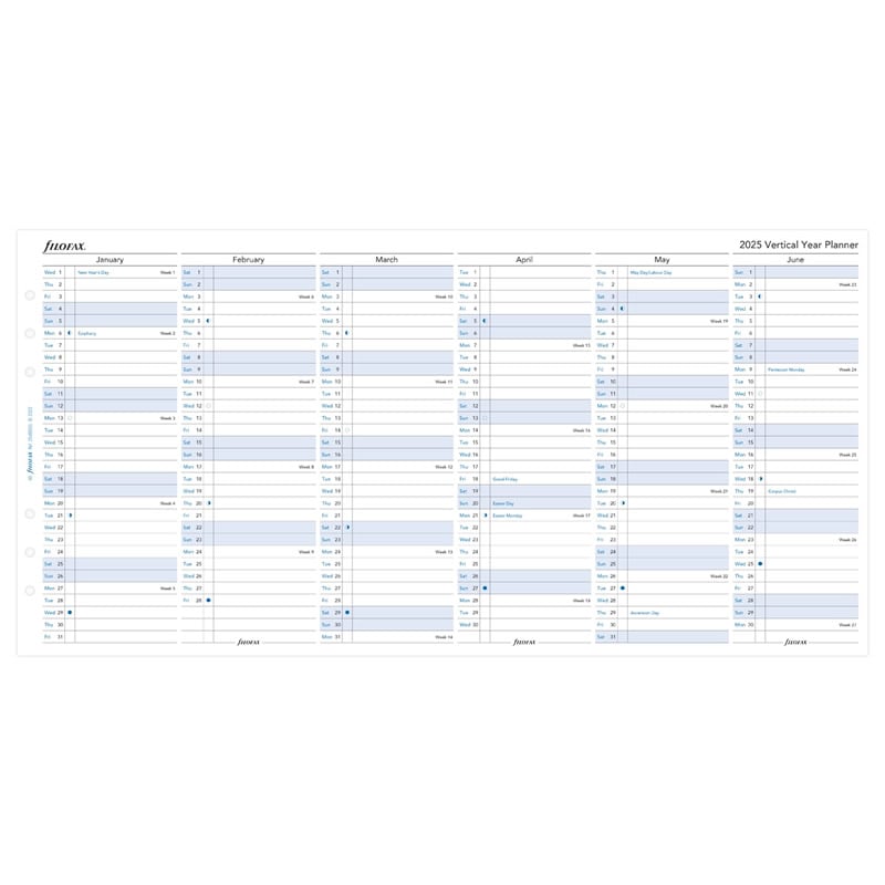 FILOFAX 2025ǯ ƥĢե A5 С륤䡼ץʡ 25-68501 եեå