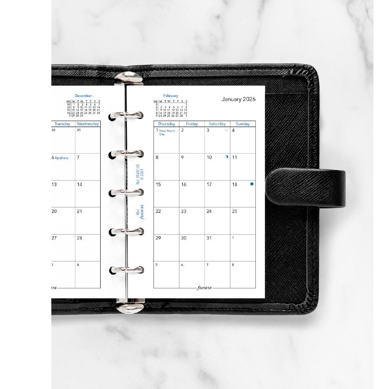 FILOFAX 2026ǯ �����ƥ��Ģ��ե��� M5 ������1���� 26-68110 �ե������ե��å���