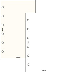 Davinci システム手帳リフィル ミニ6穴サイズ 徳用ノート 無地