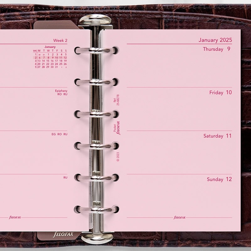 FILOFAX 2025ǯ �����ƥ��Ģ��ե��� �ߥ�6�� ������1���� ��-�� (�ԥ�) 25-68278 �ե������ե��å���