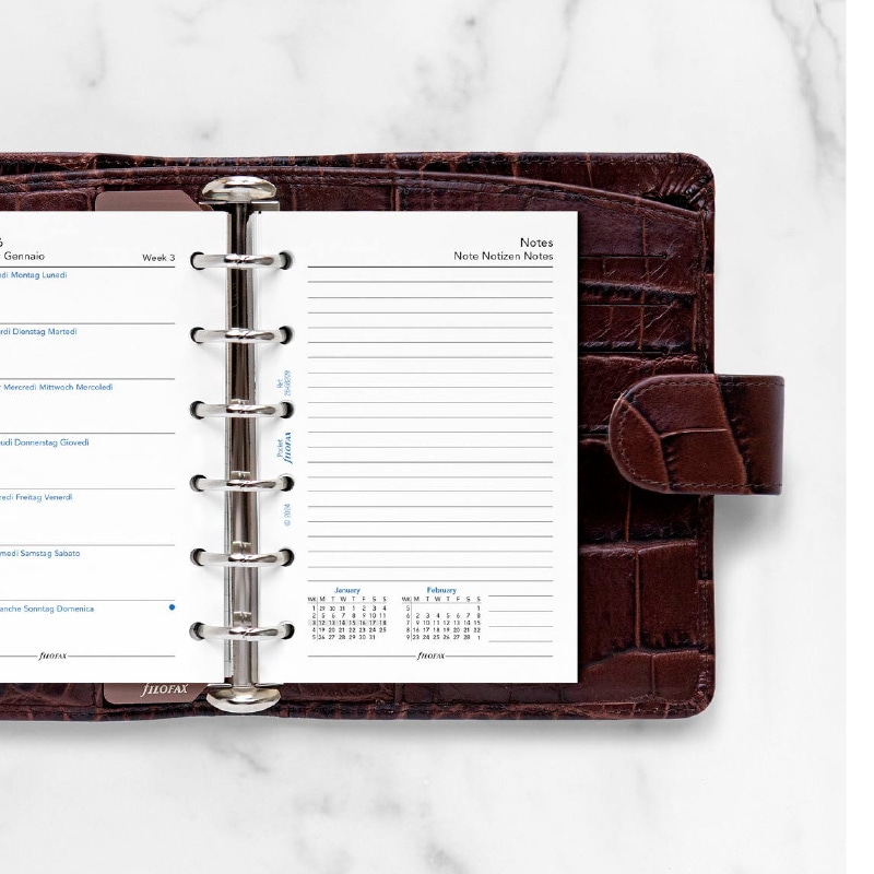 FILOFAX 2026ǯ �����ƥ��Ģ��ե��� �ߥ�6��/���⡼�� ������1���֡����̥�� 26-68209 �ե������ե��å���