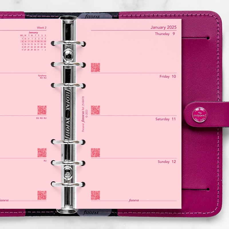 FILOFAX 2025ǯ �����ƥ��Ģ��ե��� �Х��֥� ������1���� ��-�� (�ԥ�) 25-68478 �ե������ե��å���