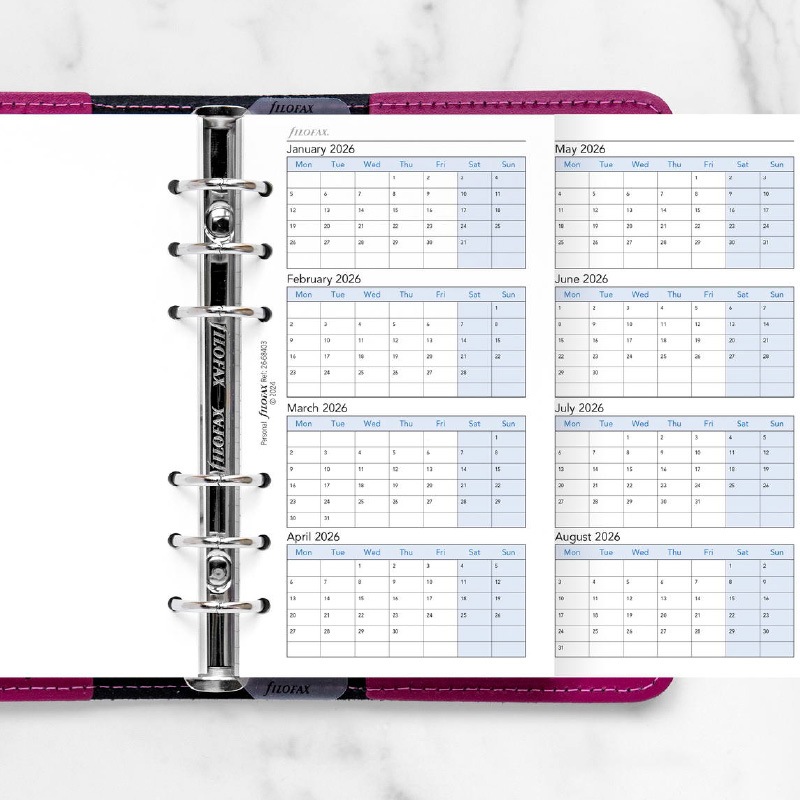 FILOFAX 2026ǯ �����ƥ��Ģ��ե��� �Х��֥� �С������륤�䡼�ץ��ʡ� 4ǯ�� 26-68403 �ե������ե��å���