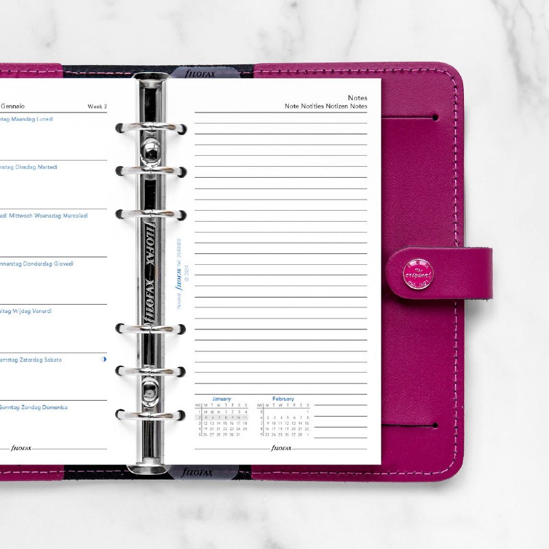 FILOFAX 2026ǯ �����ƥ��Ģ��ե��� �Х��֥� ������1���֡����̥�� 26-68409 �ե������ե��å���