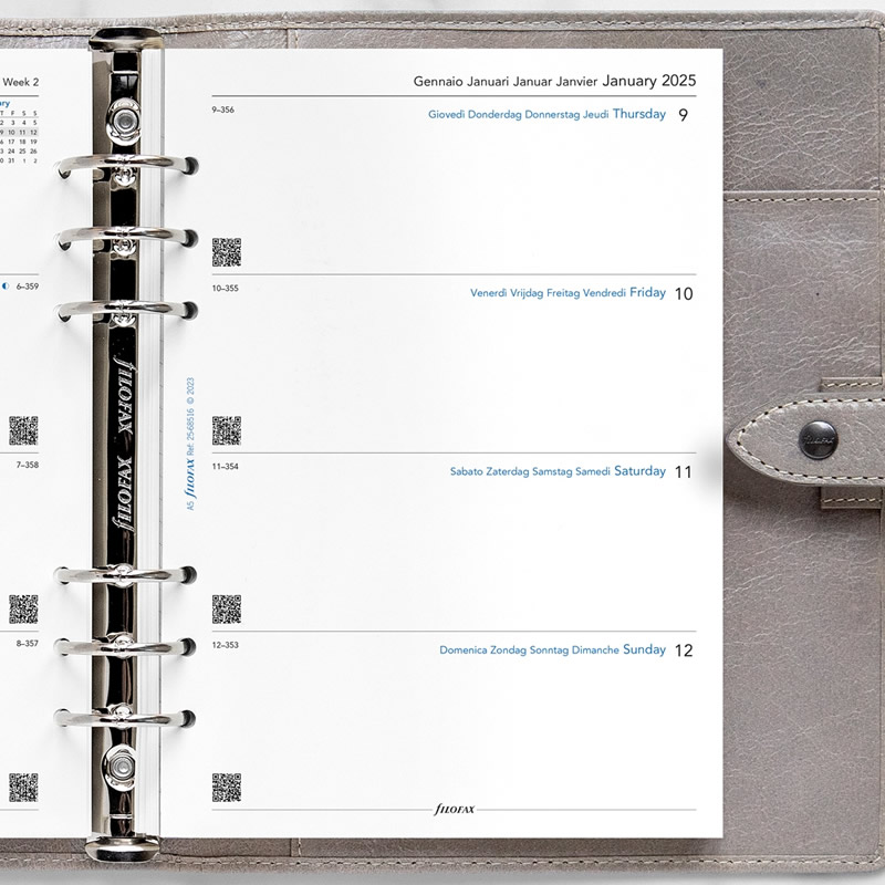 FILOFAX 2025ǯ �����ƥ��Ģ��ե��� A5 ������1���֡ʽġ� 25-68516 �ե������ե��å���