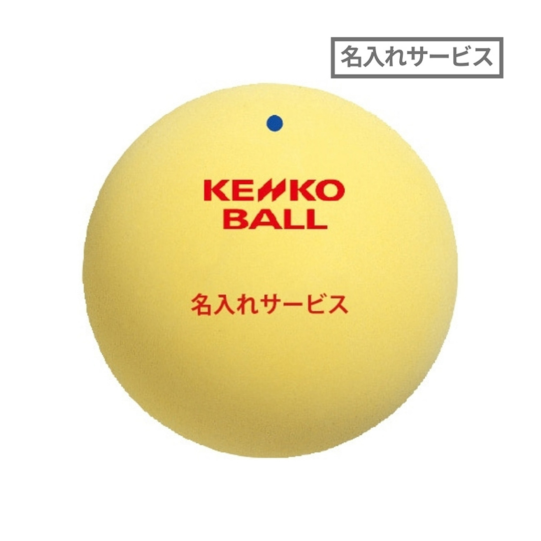 【5ダース以上名入れサービス】 ソフトテニス公認球 黄
