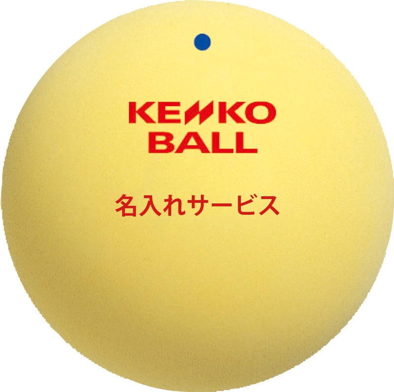 【名入れサービス】ソフトテニス公認球 黄(カゴ:10ダース入り)