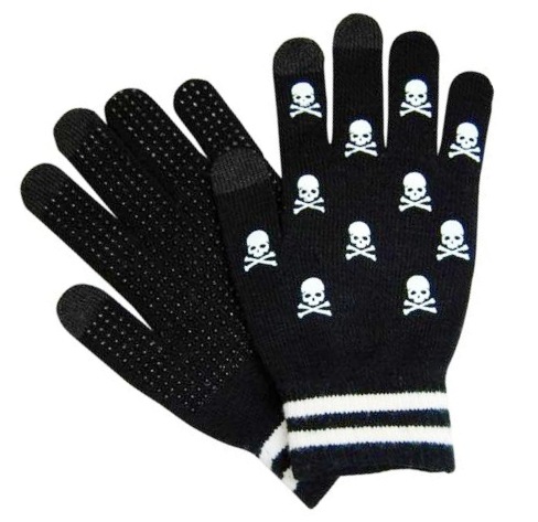 スマホ対応手袋【スカル小柄】
