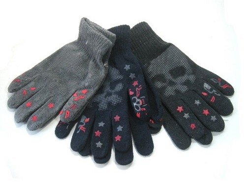 ユニセックス　どくろ手袋