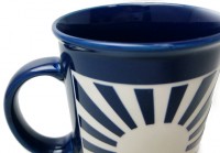 旭日旗マグカップ（ネイビー　）【名入れ対応品】