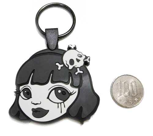 Ramunyキーチェーン【ボブ　グレー】