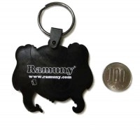 Ramunyキーチェーン【ツインテール　レッド】|ラムニー【RAMUNY】