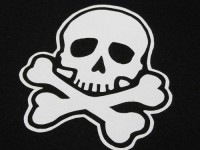 スカル半袖ロンパース【黒×ホワイトスカル】|洋服|ベビーキッズ