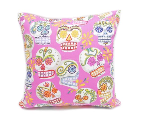 42㎝クッション【Calaveras×Pink】