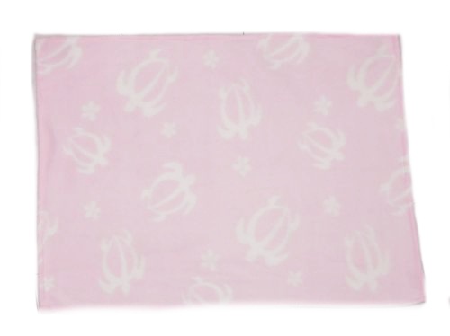 フリースブランケット【ホヌ×ピンク】S