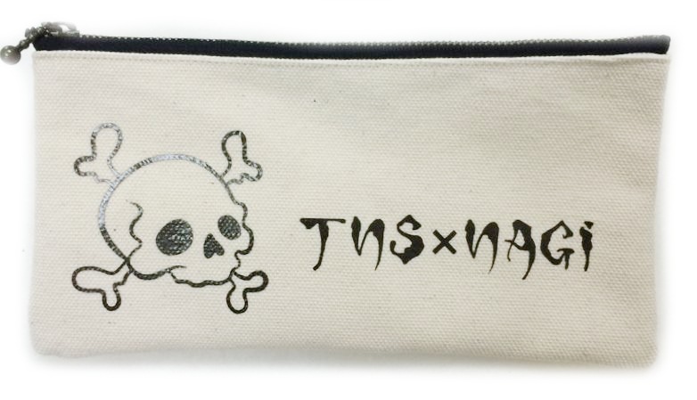 TNS×NAGI【帆布×crossbones黒】浅型